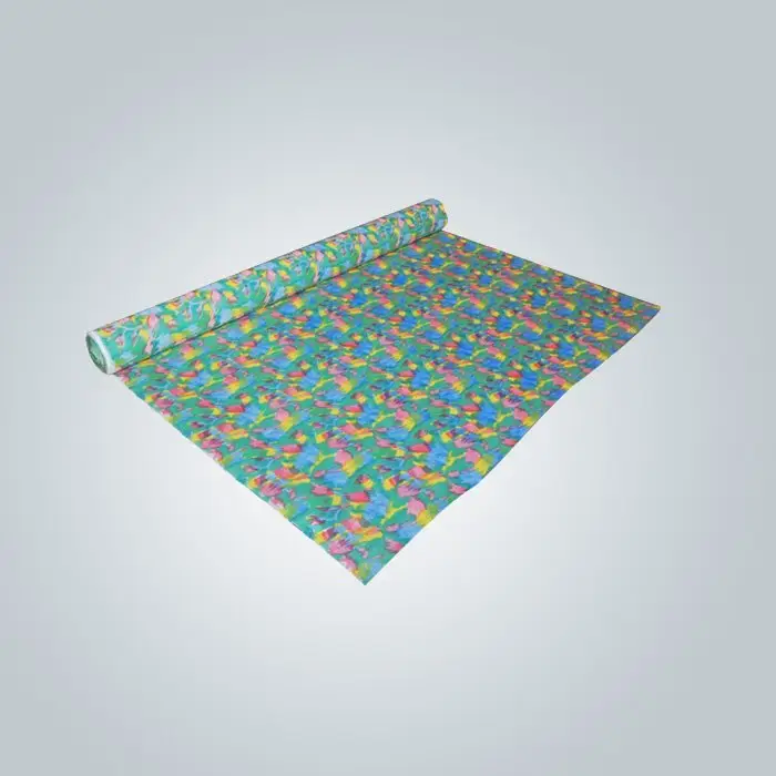 fornitori di tessuto non tessuto spunlace tavolo fiore usa e getta Rayon non tessuto, ruixin, marchio enviro 2