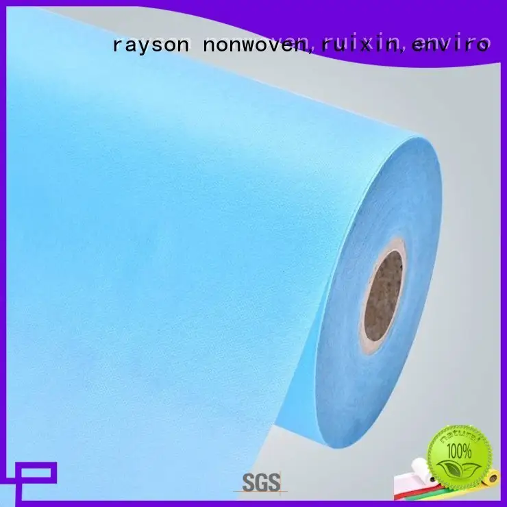 Drap de lit en gros ou non tissé en polypropylène Rayson non tissé, ruixin, marque enviro 1