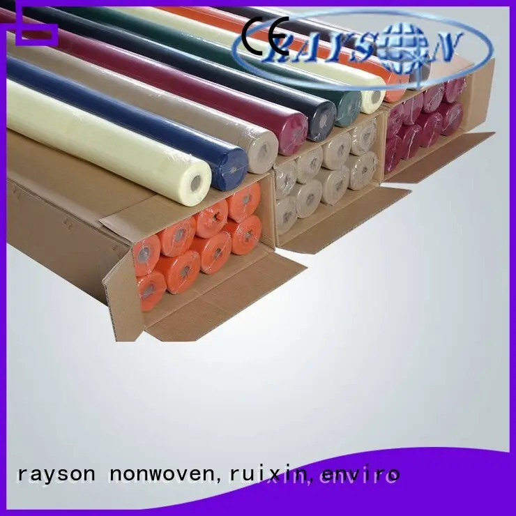tovaglie usa e getta per laminazione di tovaglie in tessuto non tessuto Rayson, Ruixin, azienda ambientale 1