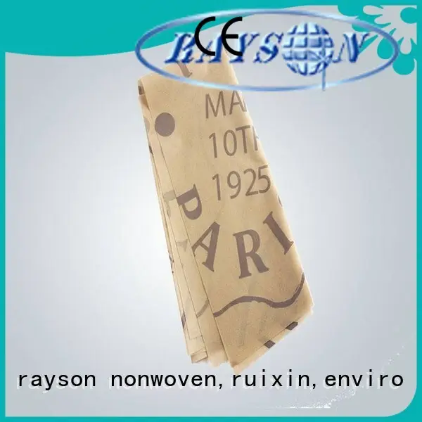 Rayson 부직포,ruixin,enviro 브랜드 sgs 조각 사용자 정의 pp 부직포 제조 업체 1