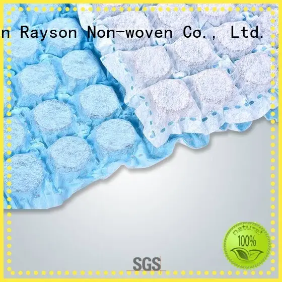 rayson 不織布、ruixin、enviro ブランドパンチング 70gsm スパンボンド不織布花サプライヤー 1