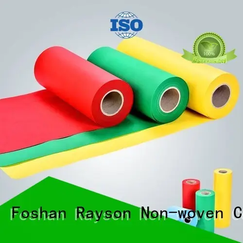 짠 미끄럼 방지 꽃 Rayson 부직포, Ruixin,enviro 브랜드 부직포 잡초 제어 직물 공급 업체 1