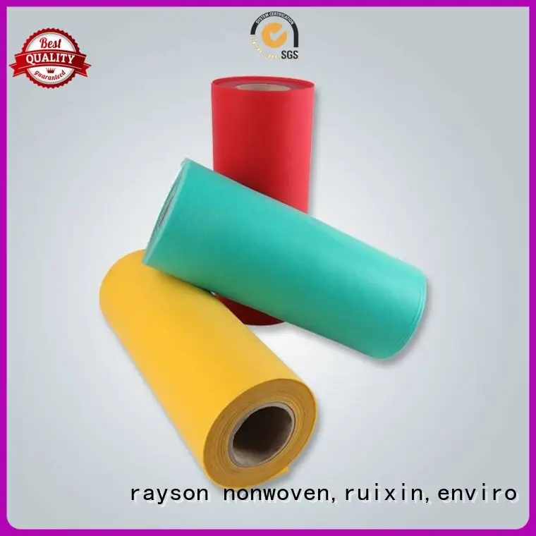 włóknina Rayson, ruixin, enviro Marka oeko wybrała białą, niestandardową włókninę typu spunbond 1