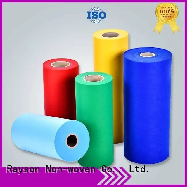 Verarbeitete Stoffe 80g Vliesstoffe Unternehmen Rayson Vliesstoff, Ruixin, Enviro Herstellung 1