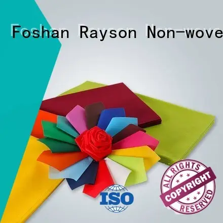 Rayson não tecido, ruixin, enviro marca exame de tecido macio fabricação de toalha de mesa não tecida 1
