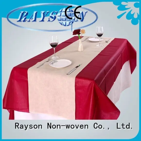 coperture piegate quadrate Rayson non tessuto, Ruixin, Enviro Tovaglia non tessuta di marca 1