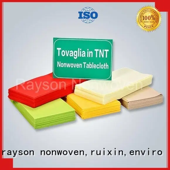Rayson não tecido, ruixin, tecido geotêxtil não tecido ambiental 1