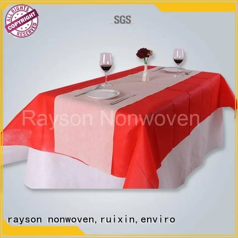 dokuma olmayan masa örtüsü rayon nonwoven,ruixin,enviro 1