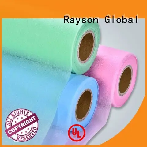 Polyester non tissé brillant directement vendu pour l'emballage du non-tissé Rayson, Ruixin, Enviro 1