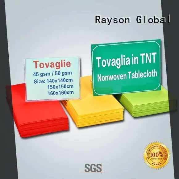 Włóknina Rayson, Ruixin, Enviro degradowalne nakrycie stołu w rolkach hurtowo do użytku w pomieszczeniach 1