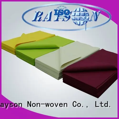 Rayson no tejido, ruixin, enviro cubre la serie de manteles blancos para embalaje 1