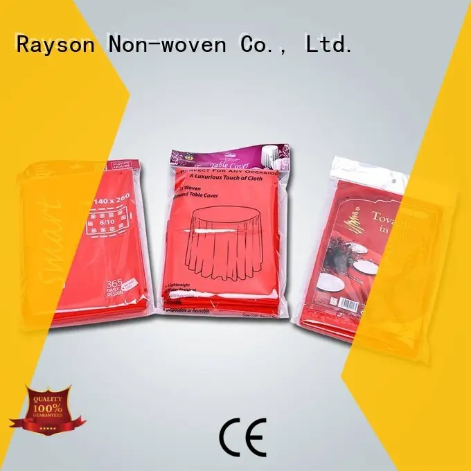 Rayson nonwoven, ruixin, masa örtüsü için enviro pe polipropilen malzeme fabrikası 1