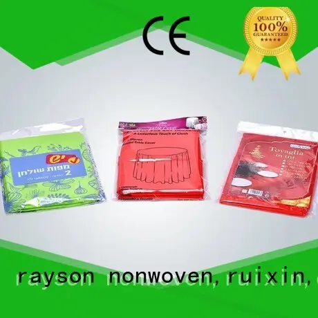 rayson nonwoven,ruixin,enviro excellent round disposable tablecloths from China for market 1