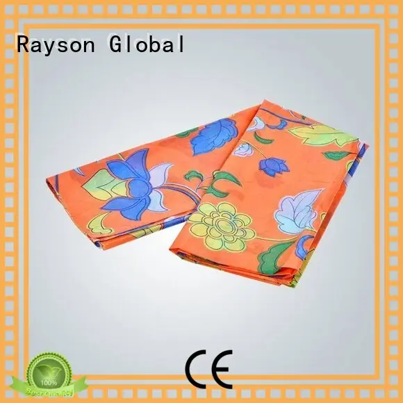 Rayson nonwoven, ruixin, enviro ziyafet 6 oz masa örtüsü için dokuma olmayan jeotekstil kumaş fabrikası 1