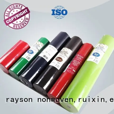 Rayson nonwoven, ruixin, enviro rayon ev için 100 pamuklu kumaş serisi 1