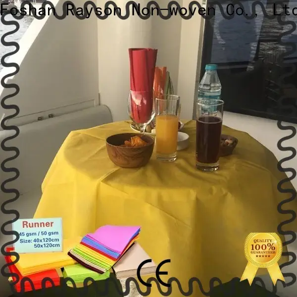 rayson nonwoven,ruixin,enviro nontoxic furniture fabric personalized for tablecloth 1