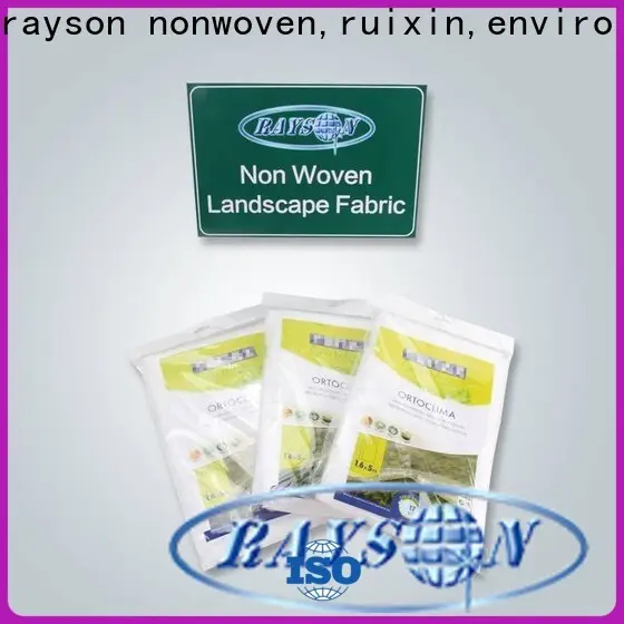 rayson nonwoven,ruixin,enviro breathable black weed control fabric manufacturer for indoor 1