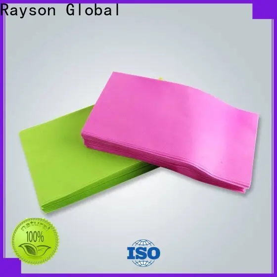 Rayson-Vliesstoff, Ruixin, biologisch abbaubares Spunlace-Vliesstoffdesign für Hotels 1