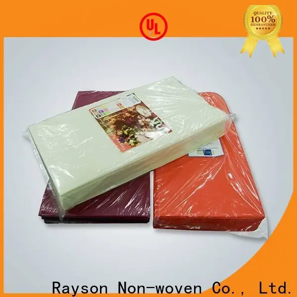 Rayson no tejido, ruixin, serie de servilletas de lino de examen ambiental para interiores 1