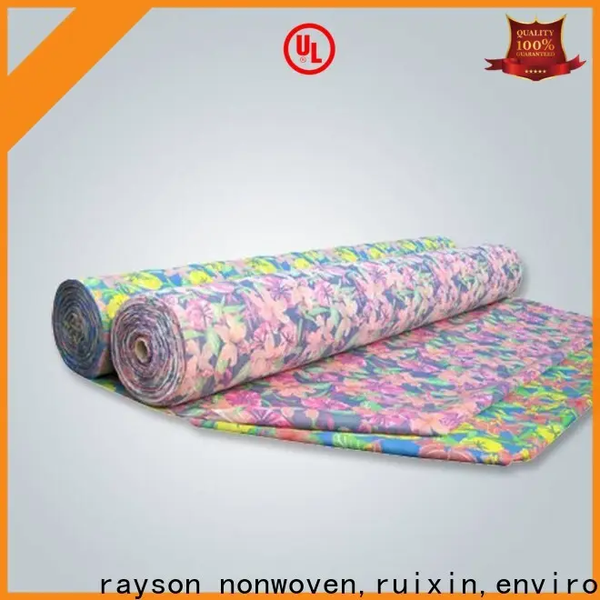 Rayson 부직포, Ruixin, Enviro 인기있는 스펀 레이스 부직포 공급 업체가 커버용으로 맞춤화되었습니다. 1