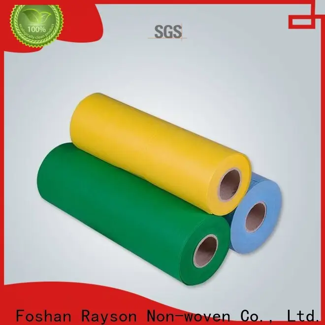Rayson non tissé, ruixin, enviro design spunlace fabricants de tissus non tissés vendent directement pour la table 1