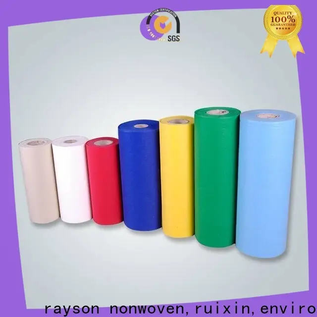 Rayson 부직포, Ruixin, Enviro 밝은 부직포 폴리에스테르 직물 포장용 직접 판매 1