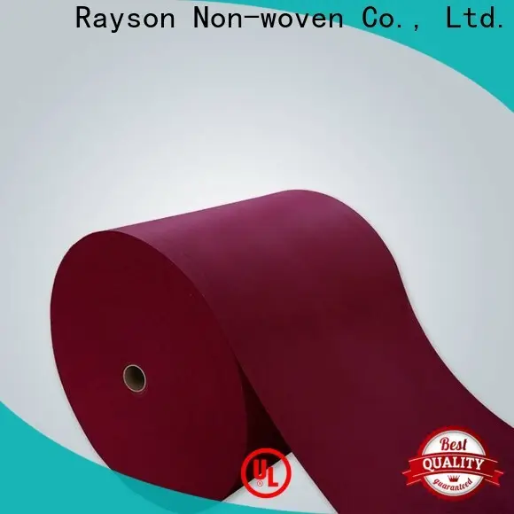 Rayson 부직포, Ruixin, Enviro 침대 시트 용 플러시 가능 착색 식탁보 제조업체 1