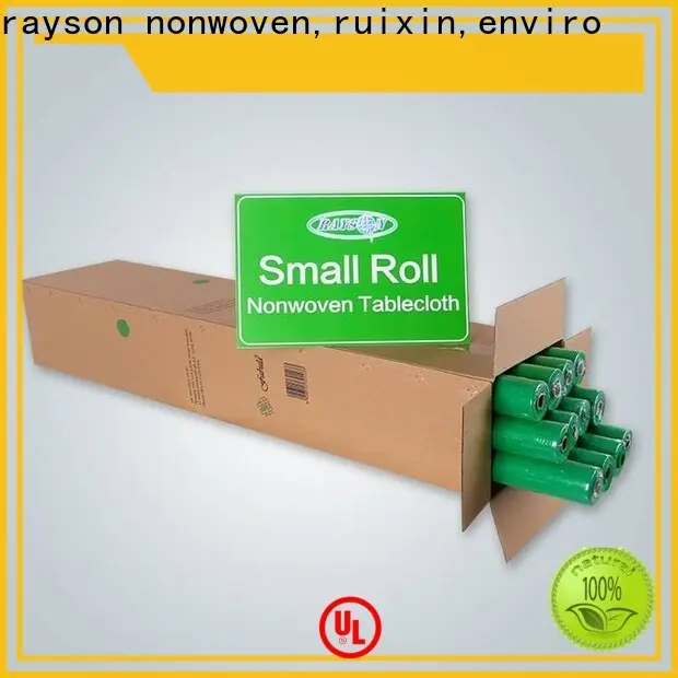 rayson nonwoven,ruixin,enviro roll outdoor fabric tablecloth personalized for hotel 1