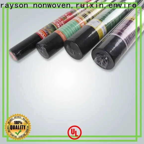 Rayson non tessuto, ruixin, tessuto paesaggistico in poliestere accoppiato filato enviro per il controllo delle infestanti all'ingrosso per l'azienda agricola 1