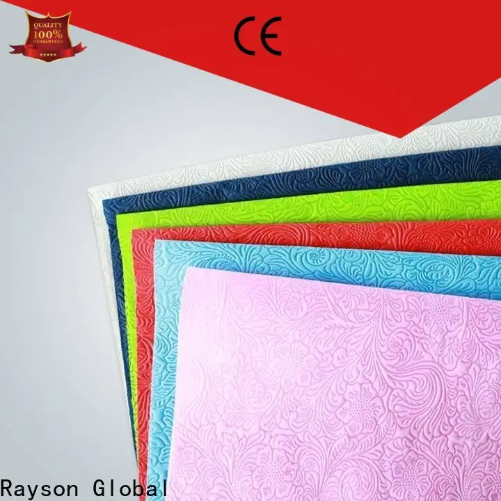 Rayson nonwoven, ruixin, dış mekan için yuvarlak masa fabrikası için çevre toksik olmayan masa örtüsü 1