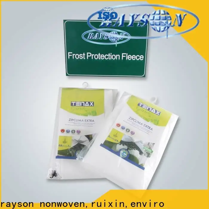Rayson não tecido, ruixin, tecido matador de ervas daninhas enviro 17gsm com bom preço para cobertor 1