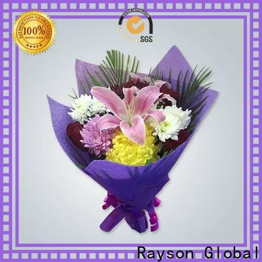 Rayson no tejido, ruixin, precio de fábrica de rollo de polipropileno no tejido de peso ambiental para mantel 1