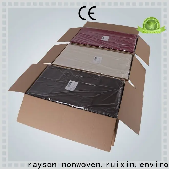Rayson nonwoven, ruixin, enviro rolle pamuklu masa örtüleri dış mekan için doğrudan satış 1
