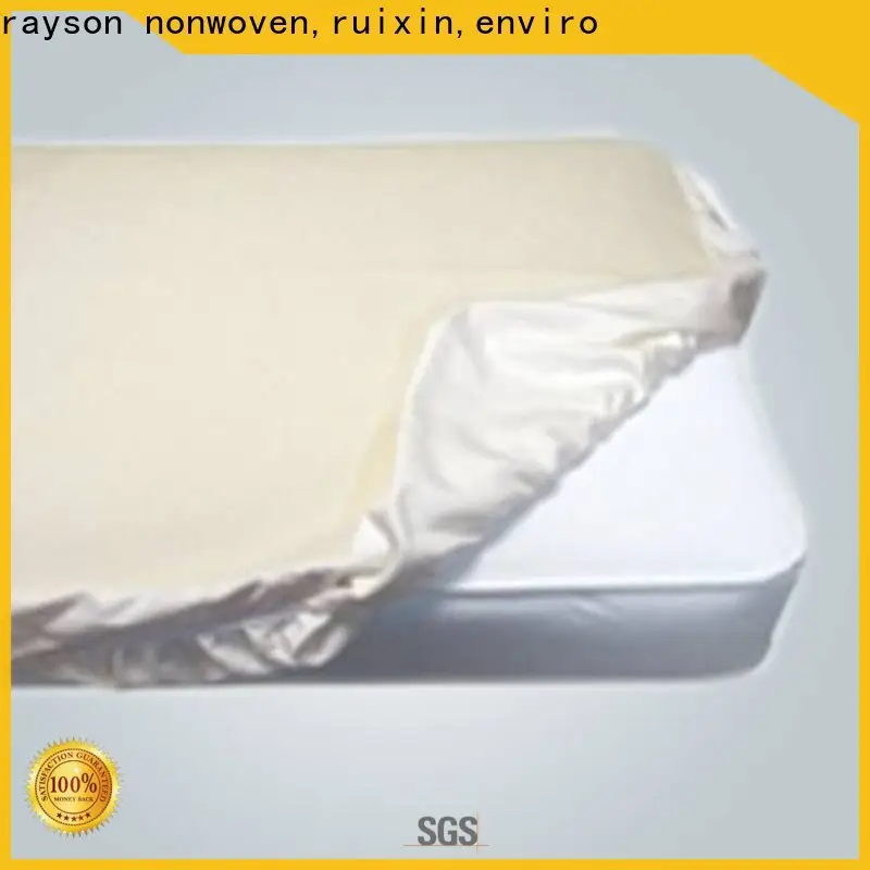 rayson nonwoven,ruixin,enviro bamboo ground cover fabric from China for mattress 1