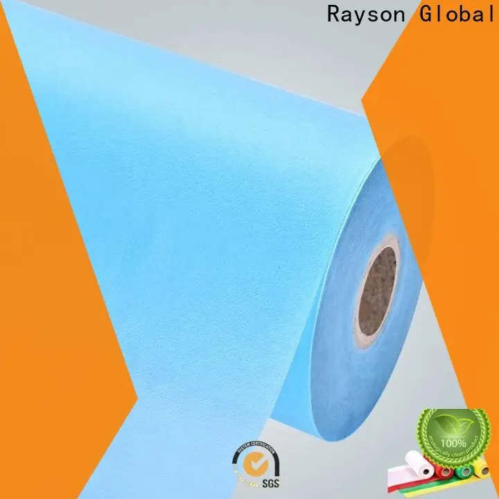 Rayson nonwoven, ruixin, enviro hastane otel için yuvarlak pvc masa örtüsü tasarımı 1
