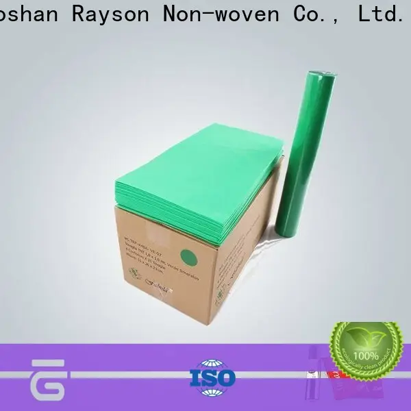 Rayson non tissé, ruixin, usine de tailles de nappe standard enviro pour l'emballage 1