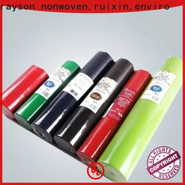Rayson 부직포, Ruixin, Enviro precut 도매 직물 식탁보 호텔 도매 1