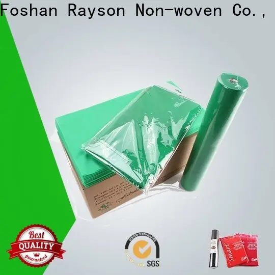 Rayson non tissé, ruixin, nappes de mariage pliantes enviro personnalisées pour l'emballage 1