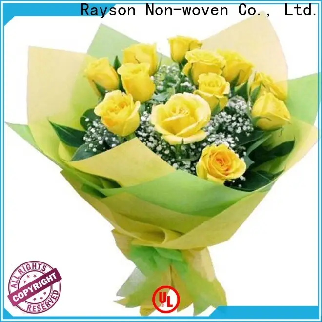 Нетканый биоразлагаемый нетканый геотекстиль Rayson использует производитель для подарков 1
