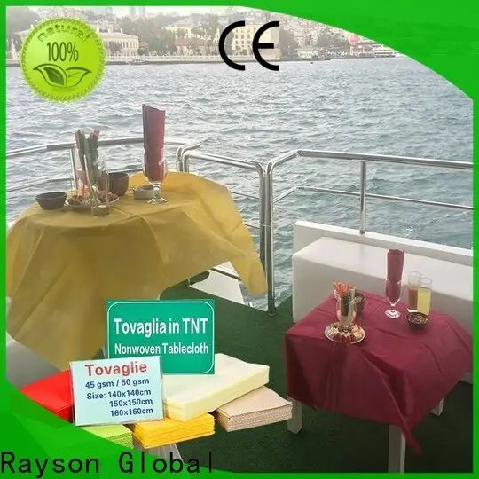 Rayson 부직포 표준 원형 테이블 커버 시리즈 식탁보 1