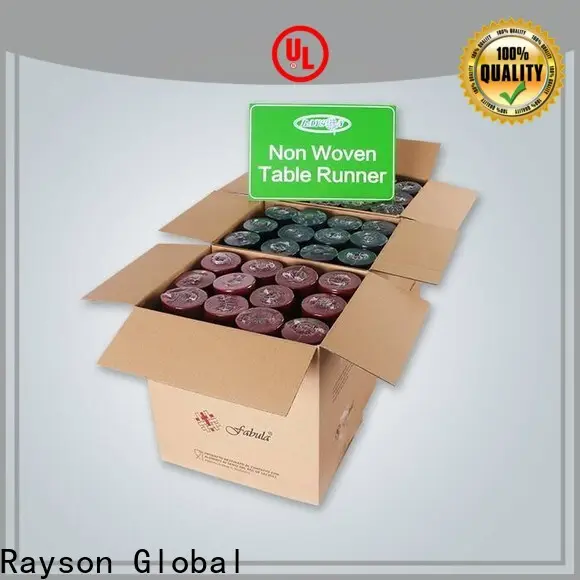 rayon nonwoven ambalaj iç mekan için ucuz kumaş masa örtüleri şirketi 1