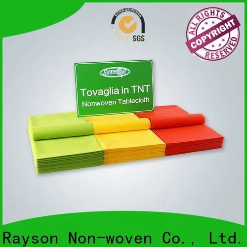 Rayon nonwoven İç mekan için toplu olarak özel baskılı masa örtüleri 1