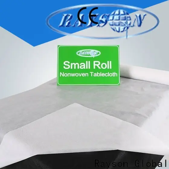 Rayson nonwoven renkli döşeme malzemesi masa örtüsü için toplu olarak 1