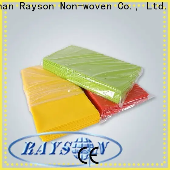 Rayson nonwoven Toplu beyaz masa örtüsü fiyatı satın al 1