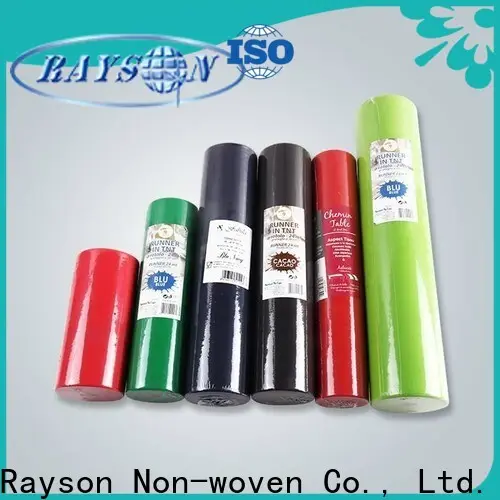 rayson nonwoven 60gsm tablecloths for less in bulk 1