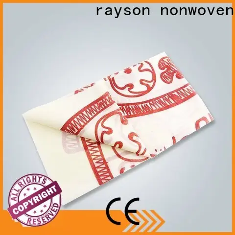rayson nonwoven OEM printed table throws factory for home 1