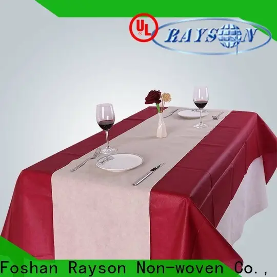 rayson nonwoven Bulk buy tablecloths uk factory 1