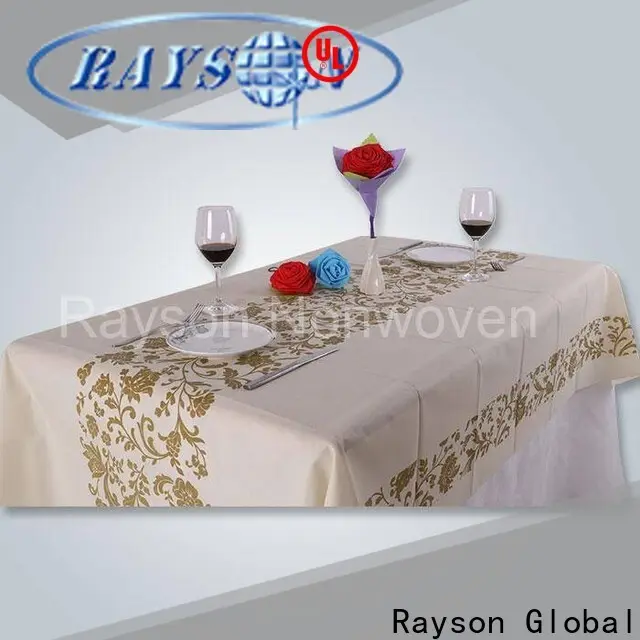 Precio de cubiertas de mesa de fiesta no tejidas Rayson 1