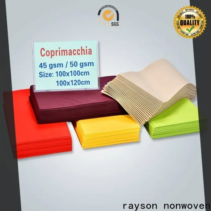 Rayson high quality cheap fabric tablecloths price 1