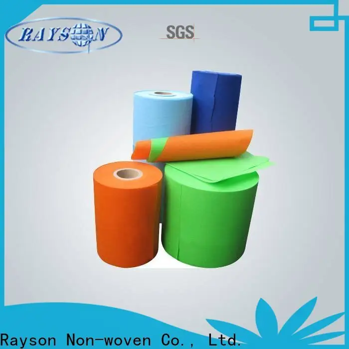 нетканый материал Rayson, оптовая продажа OEM, компания по производству полипропиленовой ткани спанбонд Kain 1
